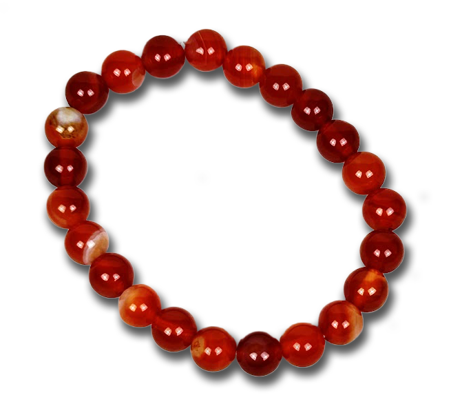 8mm Semi-Precious Stone Beaded Bracelet