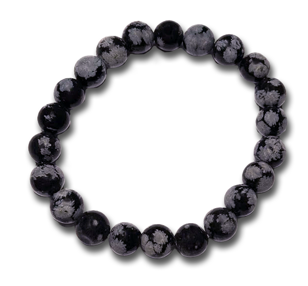 8mm Semi-Precious Stone Beaded Bracelet