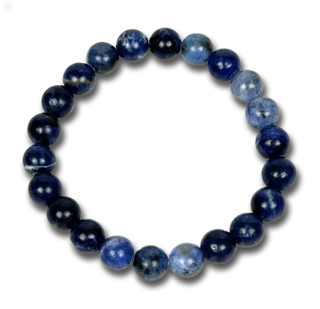8mm Semi-Precious Stone Beaded Bracelet