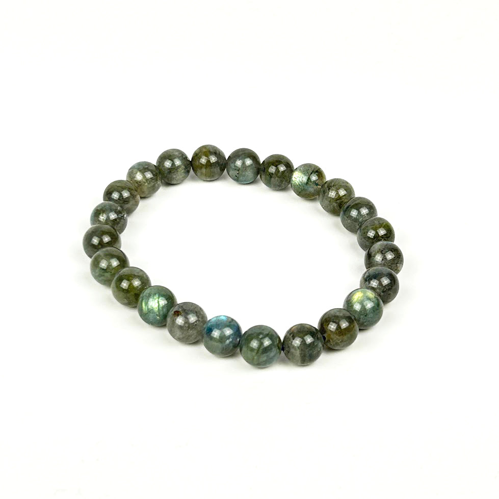 8mm Semi-Precious Stone Beaded Bracelet