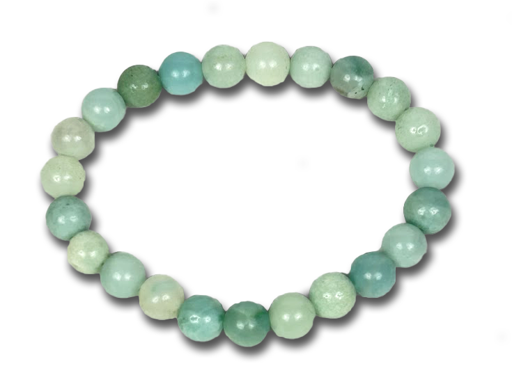 8mm Semi-Precious Stone Beaded Bracelet