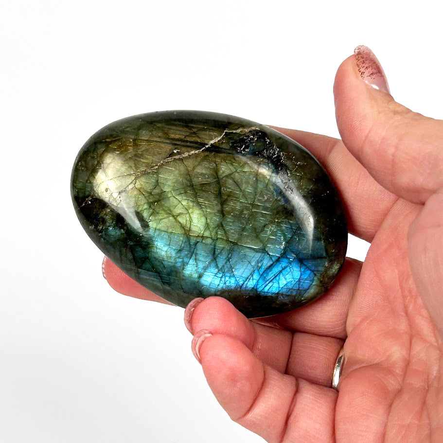 Labradorite Palm Lg AA