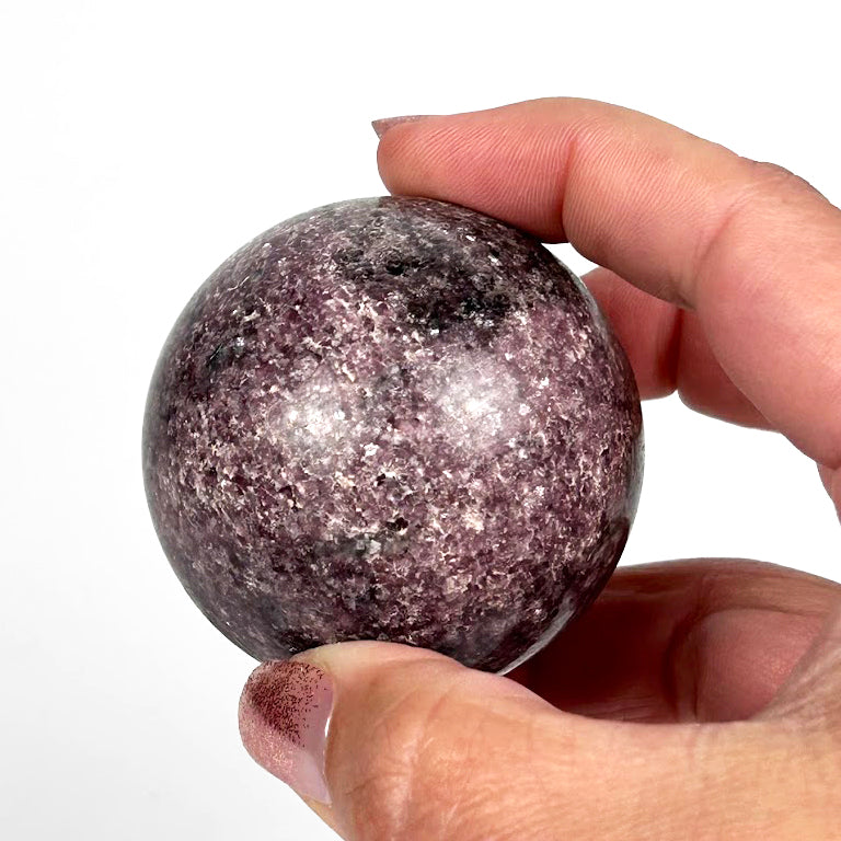 Lepidolite Sphere