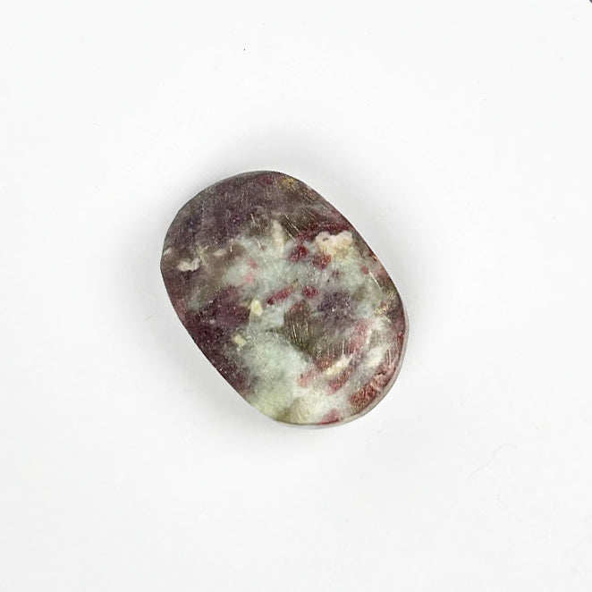 Plum Tourmaline Palm Stone