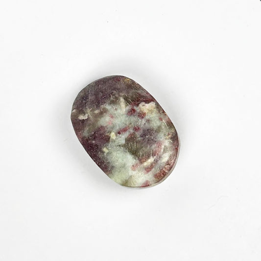 Plum Tourmaline Palm Stone