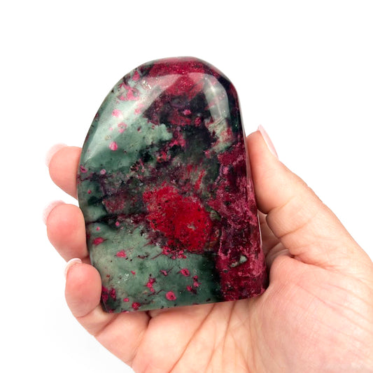 Ruby in Green Kyanite Freeform