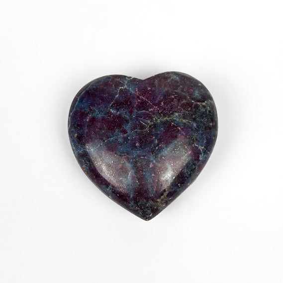 Ruby in Blue Kyanite Heart