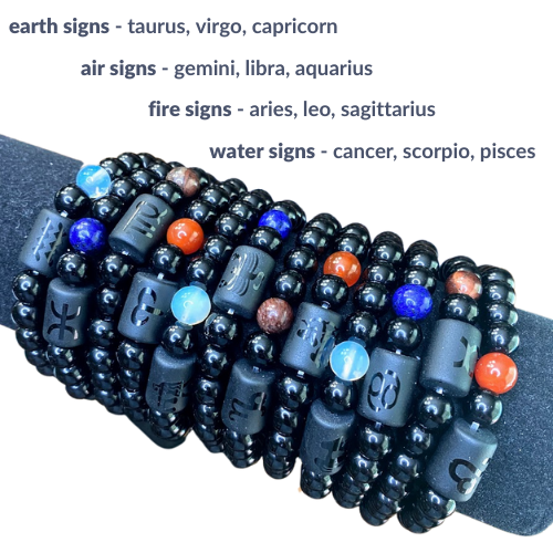 Zodiac beaded bracelet